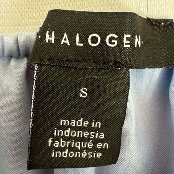 Halogen Printed Pleated Midi Skirt Cherry Blossom S NWT - Picture 5 of 8